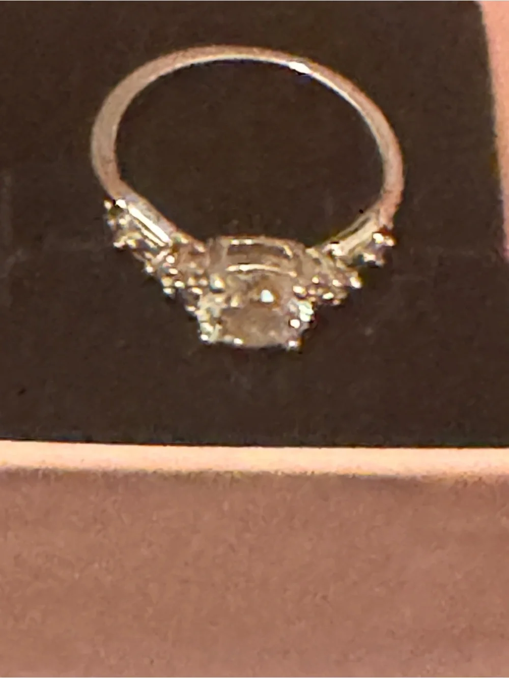 1.0 ct Moissanite Silver Ring